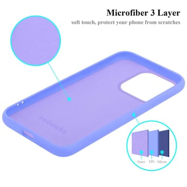 iPhone 15 PRO Suojakuori Kotelo Case (Violetti)