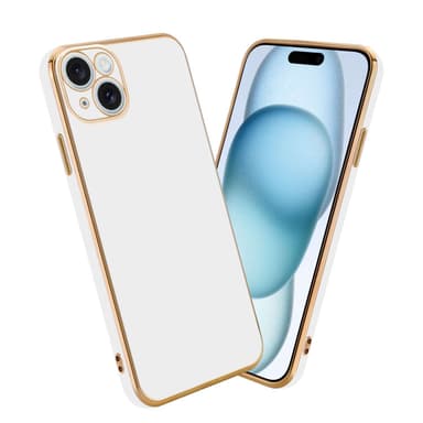 iPhone 15 Suojakuori Case Cover (Valkoinen)