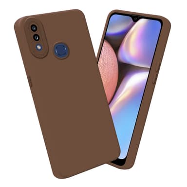 Samsung Galaxy A10s / M01s Suojakuori Kotelo (Ruskea)