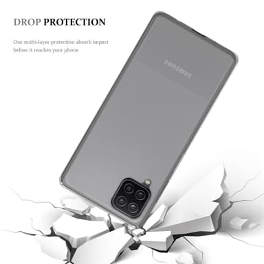 Samsung Galaxy A12 / M12 Suojakuori Kotelo (Läpinäkyvä)