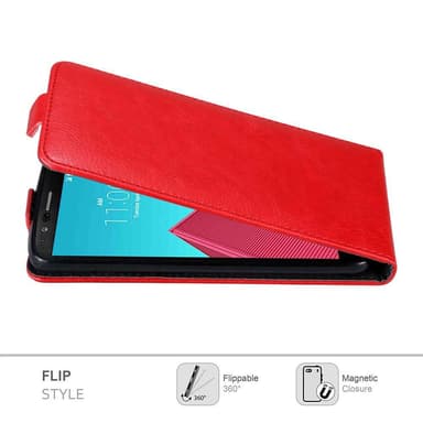 LG G4 / G4 PLUS Suojakuori Lompakkokotelo (Punainen)