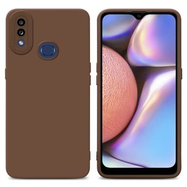 Samsung Galaxy A10s / M01s Suojakuori Kotelo (Ruskea)