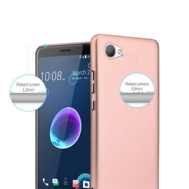 HTC Desire 12 Suojakuori Kotelo Cover (Vaaleanpunainen)