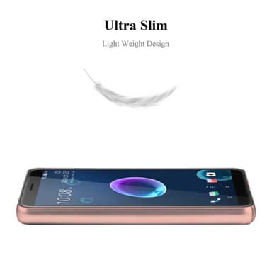 HTC Desire 12 Suojakuori Kotelo Cover (Vaaleanpunainen)