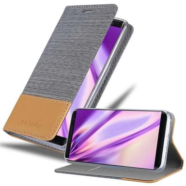 Nokia 8 Sirocco Suojakuori Lompakkokotelo (harmaa)
