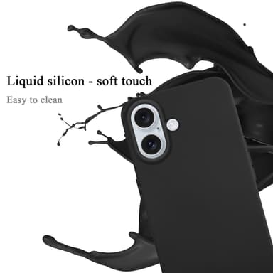 iPhone 16 PLUS Suojakuori Kotelo Case (Musta)