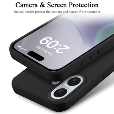 iPhone 16 PLUS Suojakuori Kotelo Case (Musta)