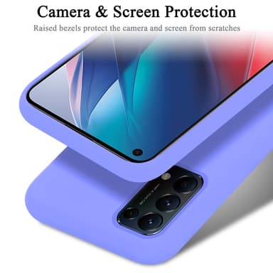 Oppo FIND X3 LITE Suojakuori Kotelo (Violetti)