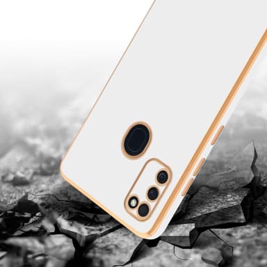 Samsung Galaxy M21 / M30s Suojakuori Cover (Valkoinen)