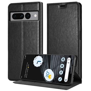 Google PIXEL 7 PRO Suojakuori Lompakkokotelo (Musta)
