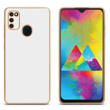 Samsung Galaxy M21 / M30s Suojakuori Cover (Valkoinen)
