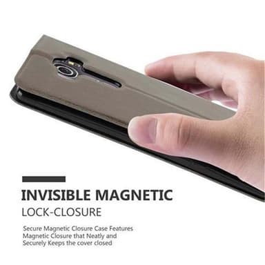 Lompakkokotelo LG G4 / G4 PLUS Case (Ruskea)