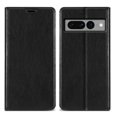 Google PIXEL 7 PRO Suojakuori Lompakkokotelo (Musta)