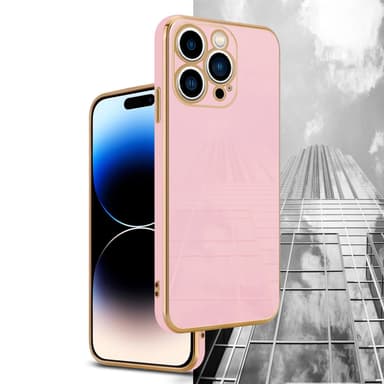 iPhone 14 PRO Suojakuori Cover (Vaaleanpunainen)