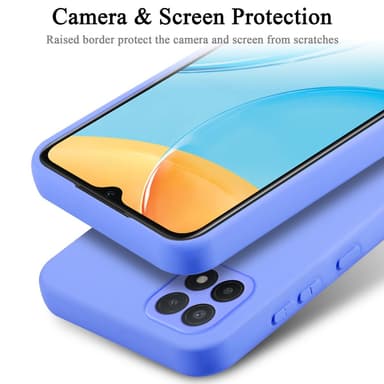 OPPO A15 / A15s Suojakuori Kotelo Case (Violetti)