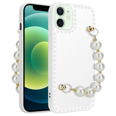 iPhone 12 MINI Suojakuori Kotelo (Valkoinen)
