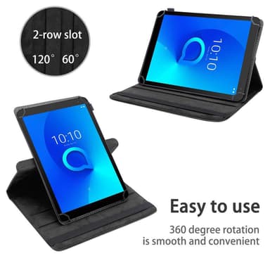 Alcatel 3T (7 tuumaa) Suojakuori Kotelo (Musta)