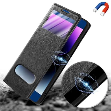 Lompakkokotelo Honor 9 Case (Musta)