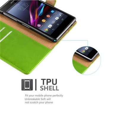 Sony Xperia Z1 Suojakuori Lompakkokotelo Case Cover