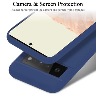 Google PIXEL 6 PRO Suojakuori Kotelo (Sininen)