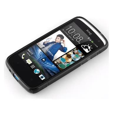 HTC Desire 500 Suojakuori Cover (Musta)