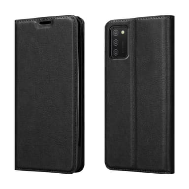 Samsung Galaxy A02s Suojakuori Lompakkokotelo (Musta)