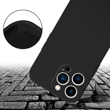 Suojakuori iPhone 14 PRO MAX Kotelo Ketju (Musta)