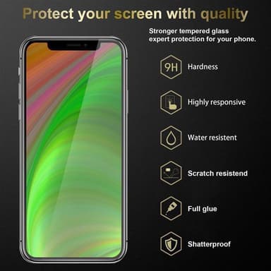 iPhone 11 PRO MAX Suojakalvo Karkaistu lasi Näytönsuoja