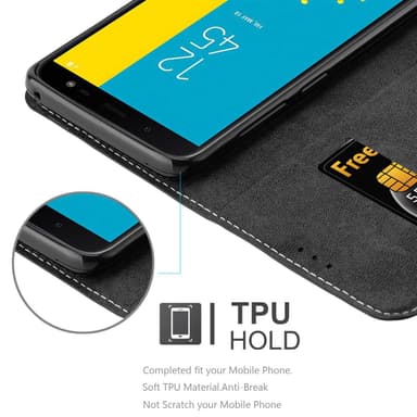 Samsung Galaxy J6 2018 Suojakuori Case (Musta)