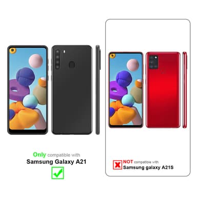 Samsung Galaxy A21 Suojakuori Kotelo (Vaaleanpunainen)