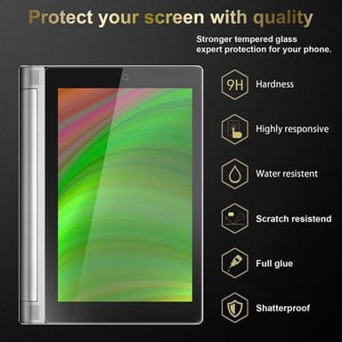 Lenovo Yoga Tab 2 (10.1 Zoll) 3x Suojakalvo Karkaistu