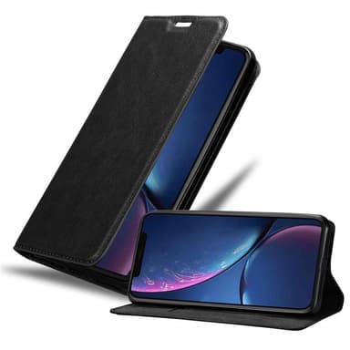 iPhone 11 PRO MAX Suojakuori Lompakkokotelo (Musta)