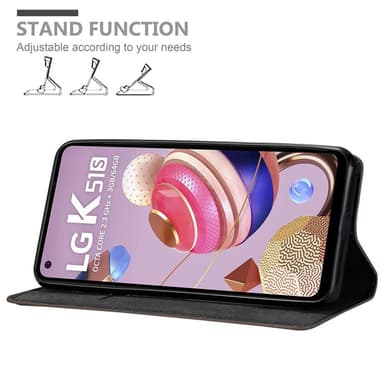 LG K51S Suojakuori Lompakkokotelo (Ruskea)