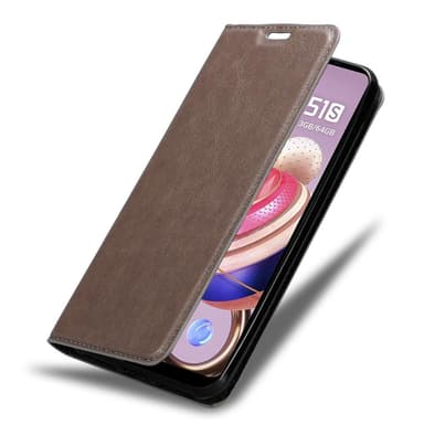 LG K51S Suojakuori Lompakkokotelo (Ruskea)