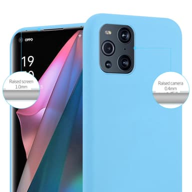 Suojakuori Oppo FIND X3 PRO Kotelo (Sininen)