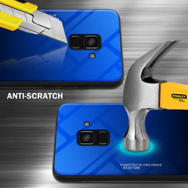 Suojakuori Samsung Galaxy A8 2018 Kotelo (Musta)