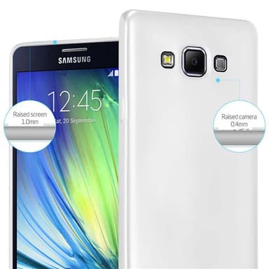 Samsung Galaxy A7 2015 Suojakuori Kotelo (Hopea)