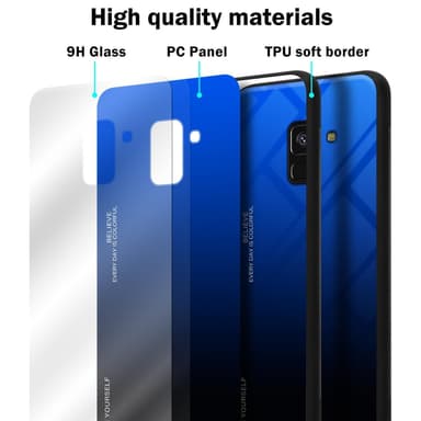 Suojakuori Samsung Galaxy A8 2018 Kotelo (Musta)