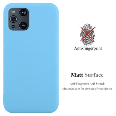 Suojakuori Oppo FIND X3 PRO Kotelo (Sininen)