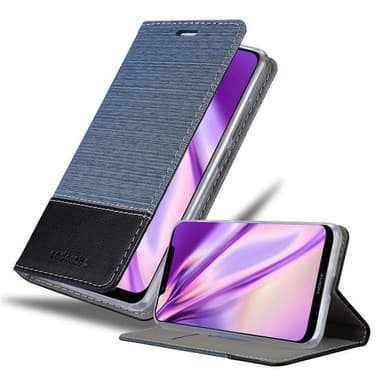 Nokia 7.1 PLUS / X7 Suojakuori Lompakkokotelo (Sininen)