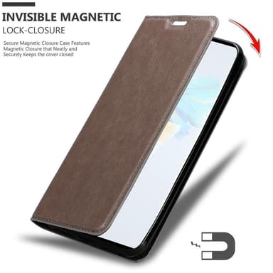 Huawei MATE 40 PRO Suojakuori Lompakkokotelo (Ruskea)