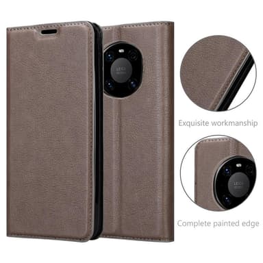 Huawei MATE 40 PRO Suojakuori Lompakkokotelo (Ruskea)