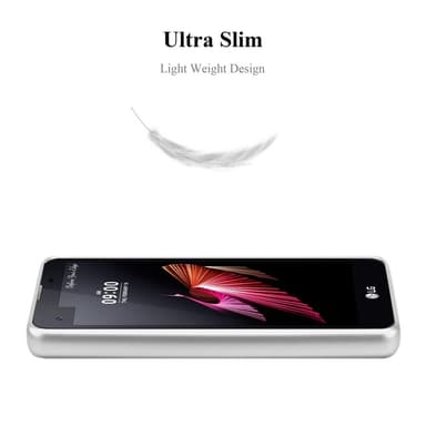 LG X SCREEN Suojakuori Kotelo (Hopea)