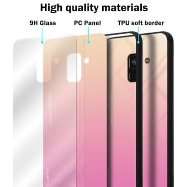 Suojakuori Samsung Galaxy A8 2018 Kotelo (Musta)
