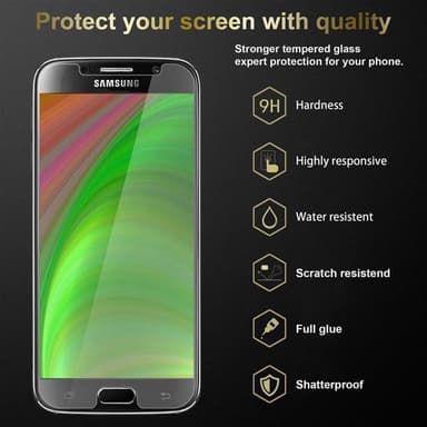Samsung Galaxy S6 3x Suojakalvo Karkaistu lasi