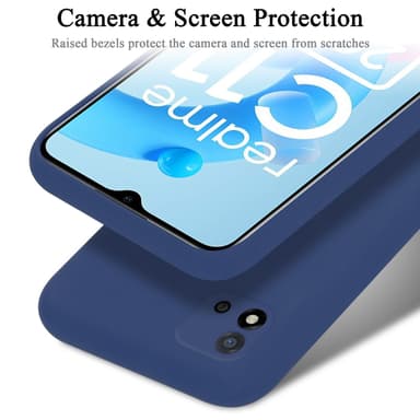 Realme C11 2021 Suojakuori Kotelo Case (Sininen)