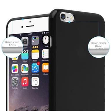 iPhone 6 PLUS / 6S PLUS Suojakuori Kotelo (Musta)