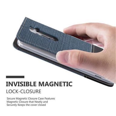LG G2 Suojakuori Lompakkokotelo (Sininen)