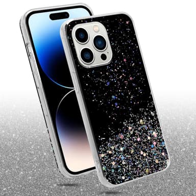 iPhone 14 PRO MAX Suojakuori Kotelo (Musta)