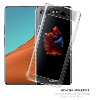 ZTE Nubia X Suojakuori Kotelo (Läpinäkyvä)